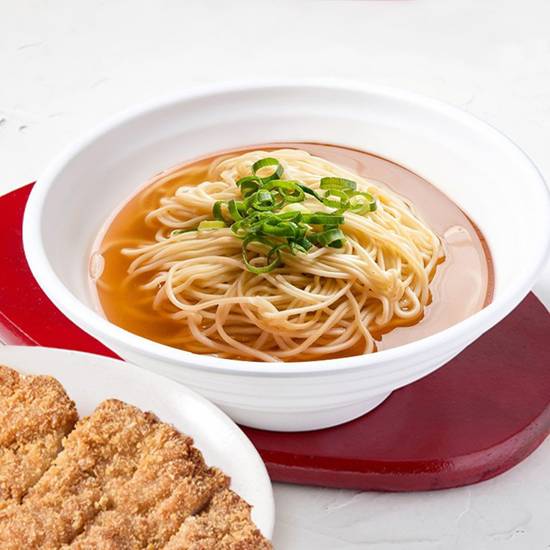 Fried Pork Chop with Noodle Soup 猪排汤面